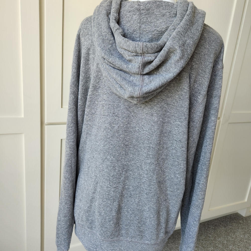Baylor Bears University Hooded Sweatshirt Gray Letterman Soft Cozy Large - Picture 3 of 14